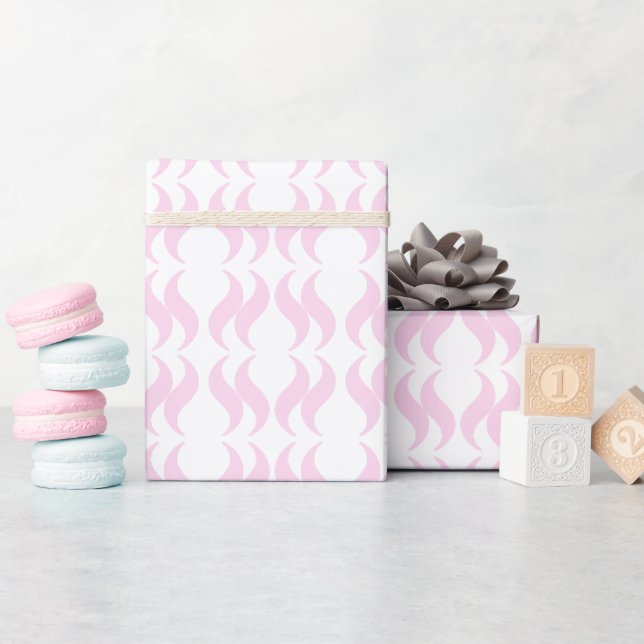 Papier Cadeau Pastel Rose Minimal Simple Propre (Baby Shower)