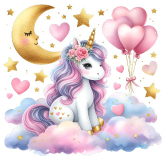 Papier Cadeau Pastel Unicorn