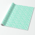 Papier Cadeau Pastel vert blanc rayures d'aquarelle abstraite pa<br><div class="desc">Conception</div>