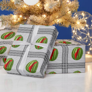 Papier Cadeau Pastèque Palestine - Slice