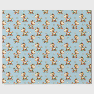 Papier Cadeau Patchwork Pony Anniversaire Giddy-Up