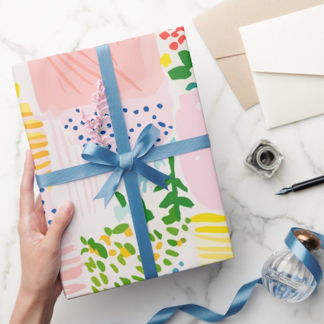 Papier Cadeau Patchwork Prépa Pastel (Cadeaux)