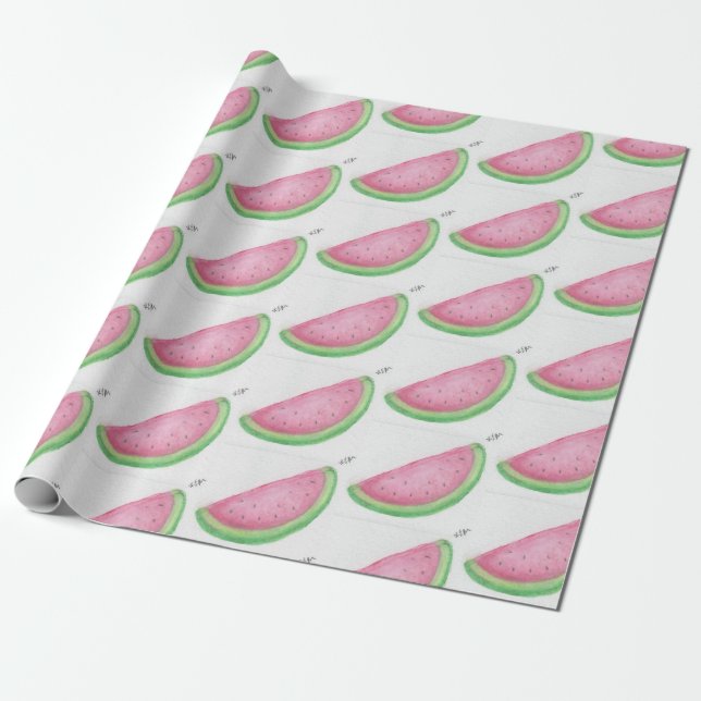 Papier Cadeau Pâte de pastèque (Déroulé)