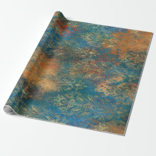 Papier Cadeau Patine sarcelle Cooper