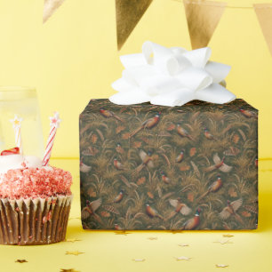 Papier Cadeau Patrimoine du faisan d'automne
