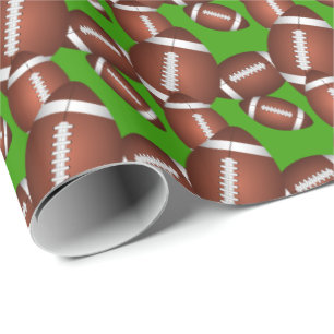Papier Cadeau Pattern de football