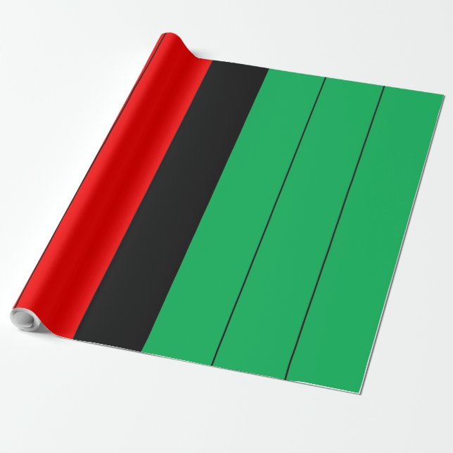 Papier Cadeau Patterns de Kwanzaa Colors (Déroulé)