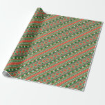 Papier Cadeau Patters de Christmas<br><div class="desc">tree Knitting christmas snowflake,  decor snowfall knitted style,  winter knitting green seasonal ,  ornament zigzag pattern sweater,  crochet geometric ornamental vintage,  merry pullover decorative xmas,  abstract retro decoration red ,  white knitwear illustration,  fashion holiday embroidery t,  Knitting Snowflake</div>