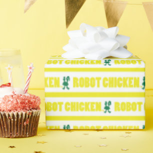 Papier Cadeau Patters de Robot Chicken