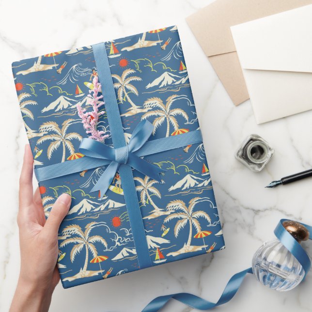Papier Cadeau Patters tropicaux (Cadeaux)
