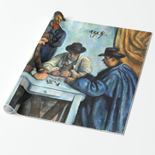 Papier Cadeau Paul Cezanne les joueurs de carte