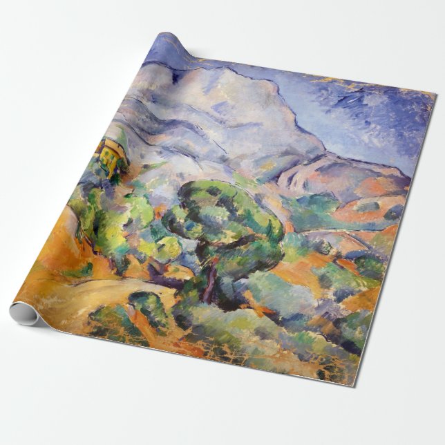 Papier Cadeau Paul Cezanne - Mont Sainte-Victoire, Route de la T (Déroulé)