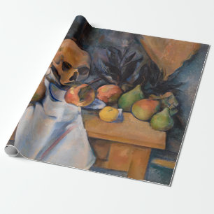 Papier Cadeau Paul Cezanne - Nature morte au crâne