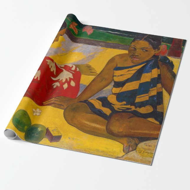 Papier Cadeau Paul Gauguin - Parau Api / Quoi de neuf ? (Déroulé)