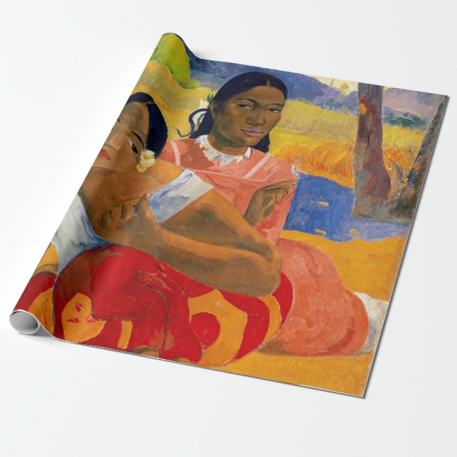 Papier Cadeau Paul Gauguin - Quand te maries-tu ? (Déroulé)