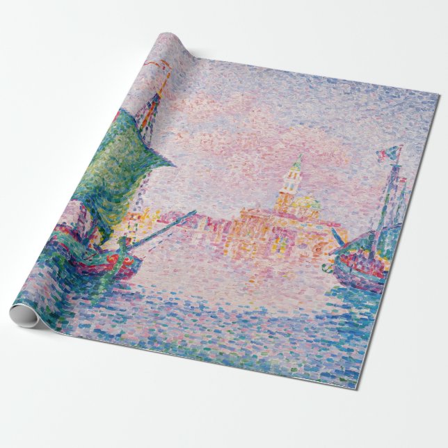 Papier Cadeau Paul Signac - Venise, Le Nuage Rose (Déroulé)