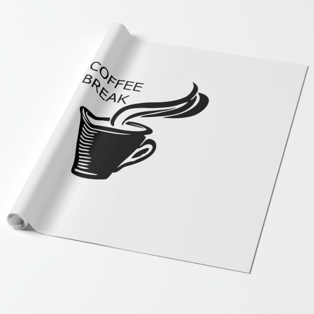 Papier Cadeau Pause café (Déroulé)