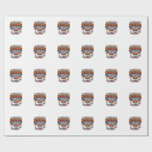 Papier Cadeau Pays-Bas Football 2026 Football Gras Pays Typogr