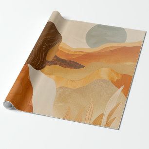 Papier Cadeau Paysage Abstrait de Boho (17)