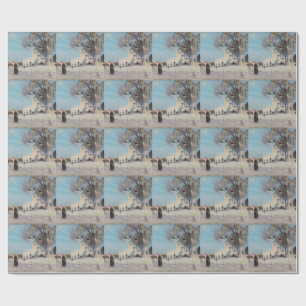 Papier Cadeau Paysage breton Architecture de village