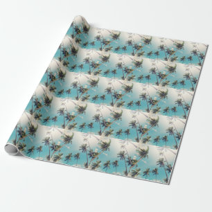 Papier Cadeau Paysage de plage tropicale de Serenity