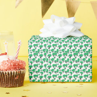 Papier Cadeau Paysage forestier minimal