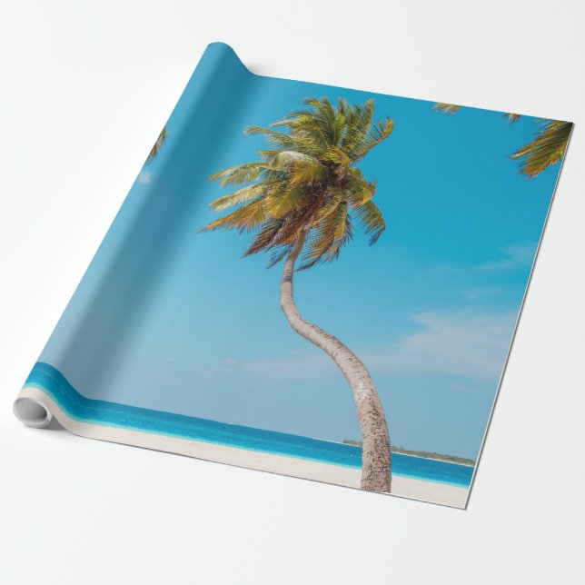 Papier Cadeau Paysage marin merveilleux (Déroulé)