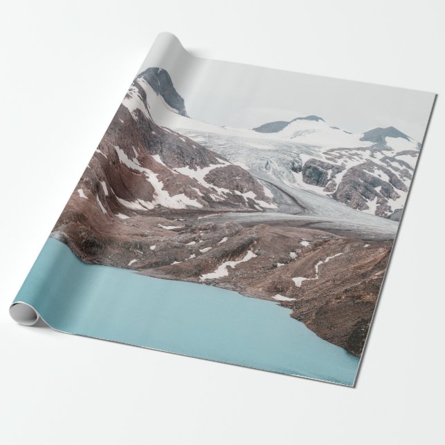 PAPIER CADEAU PAYSAGE PAISIBLE (Déroulé)