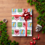 Papier Cadeau Peace Love Euphonium Christmas<br><div class="desc">Peace Love Euphonium emballage cadeau pour un membre du groupe qui aime jouer d'un instrument en laiton. Un joli signe de paix,  coeur,  et mini tuba sur papier d'emballage de Noël baryton.</div>