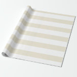 Papier Cadeau Pearl Blanc Large Horizontal<br><div class="desc">Papier d'enveloppement horizontal en perle et blanc</div>