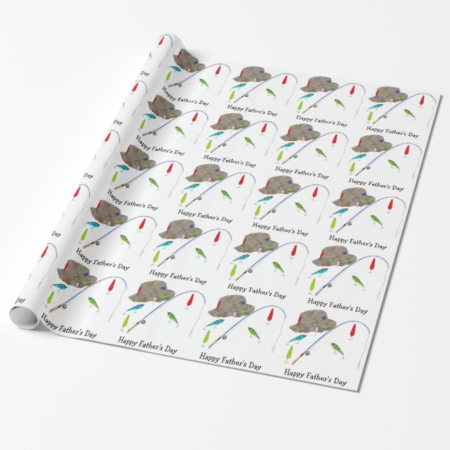 Papier Cadeau Pêche (Déroulé)