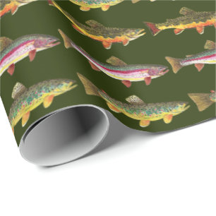 Papier Cadeau Pêche à la truite