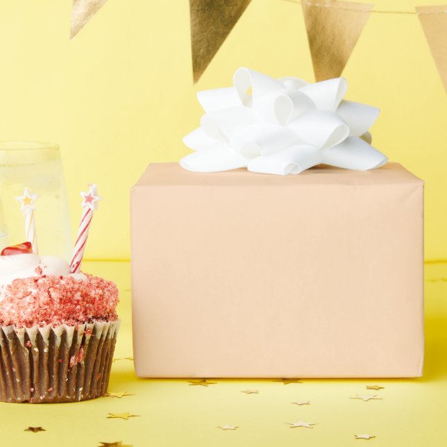 Papier Cadeau Pêches et Crème  (Fête d'anniversaire)