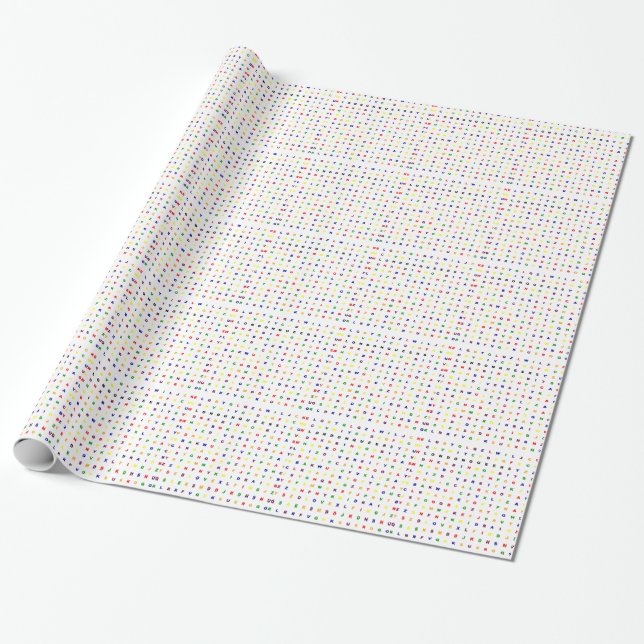 Papier Cadeau Pédés Wordsearch de Londres (Déroulé)