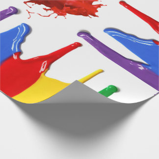 Papier Cadeau Peignez le papier d'emballage d'éclaboussure