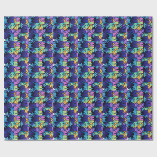 Papier Cadeau Peinture Abstraite