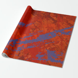 Papier Cadeau Peinture Abstraite. Encre image artisanale. Art mo