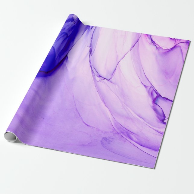 Papier Cadeau Peinture abstraite moderne de haute qualité réalis (Déroulé)