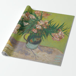 Papier Cadeau Peinture de fleur d'oléandre de Vincent Van Gogh