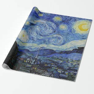 Papier Cadeau Peinture nocturne de Van Gogh Starry