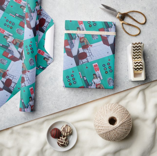 Papier Cadeau Peinture Runaround Sue par Alfred Fox (Artisanat)