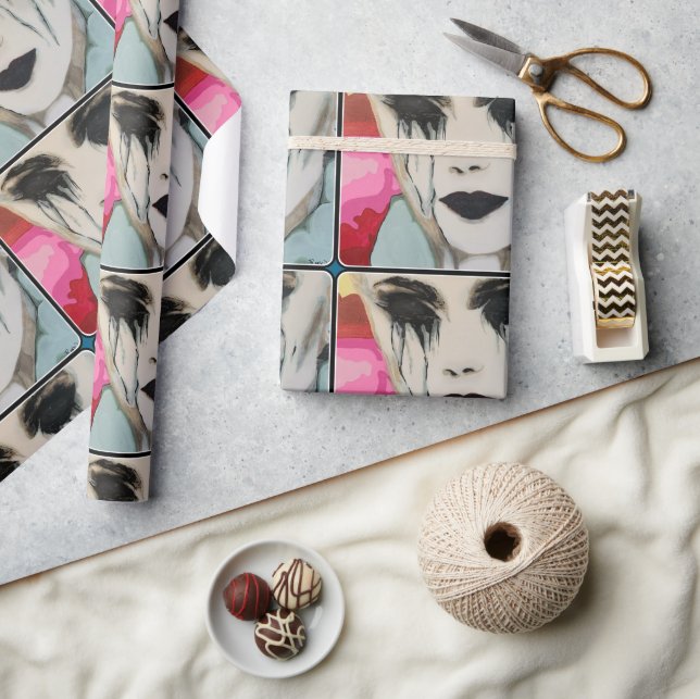 Papier Cadeau Peinture sur un (Artisanat)
