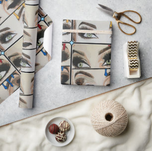 Papier Cadeau Peinture sur une