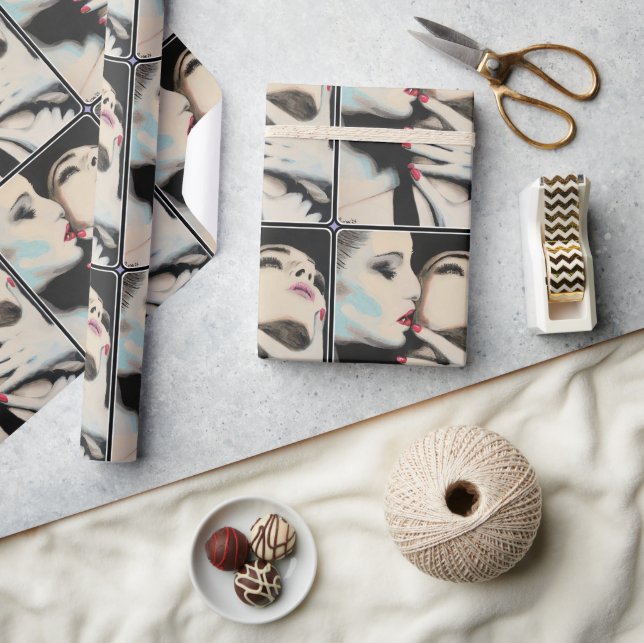 Papier Cadeau Peinture sur une (Artisanat)