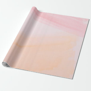Papier Cadeau Peintures rose et orange