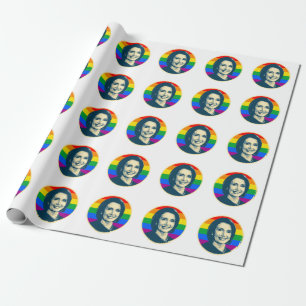 PAPIER CADEAU PELOSI LGBT BADING