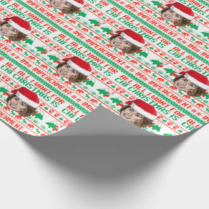 Papier Cadeau Pelosi :Tout ce que je veux pour Noël, c'est la m