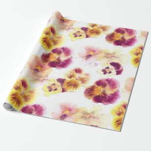 Papier Cadeau Pensée violette