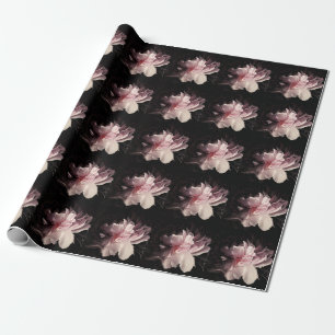 Papier Cadeau Peony Dark Wall : Peony Flower Design