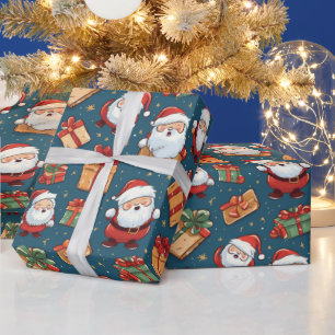 Papier Cadeau Père Noël